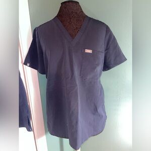 FIGS Women’s Blueish Grey Scrub Set M/Reg Kade Cargo Pants And M Casma Top